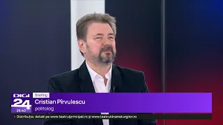 Briefing. Pîrvulescu: Dacă Ucraina pică, Republica Moldova va fi cu siguranță atacată