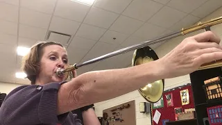 Baby Shark for trombone