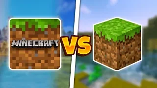 MINECRAFT POCKET EDITION VS MINECRAFT JAVA EDITION | MCPE VS MCJE