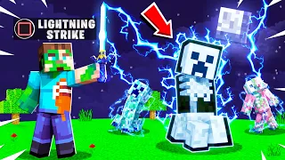 The STRONGEST *LIGHTNING* SWORD in MINECRAFT!