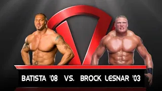 WWE 2K23 (PS5) - Batista vs Brock Lesnar Gameplay