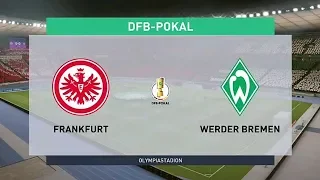Frankfurt vs Werder Bremen Highlights - DFB POKAL Cup | FIFA 20