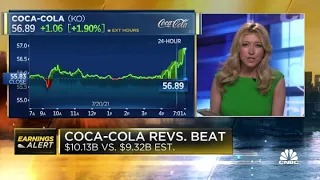 Coca-Cola earnings beat estimates, raises forecast