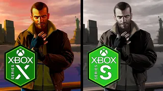 Grand Theft Auto 4 Xbox Series X vs Xbox Series S Comparison