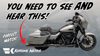 We Install and Listen to Khrome Werks Exhaust on a 2023 Harley Davidson Street Glide CVO 121vvt!