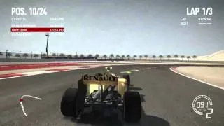 F1 2010 gameplay on GTX 460 HD