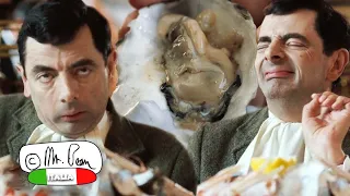 Mr Bean mangia ostriche! |  Divertente Mr Bean clip | Mr Bean Italia