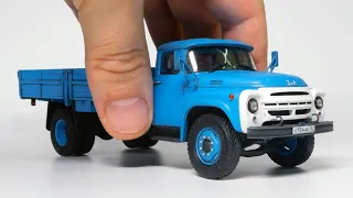 Zil-130g - A TRUCK FROM CHILDHOOD: how to assemble and paint scale model