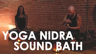 Yoga Nidra Tibetan Singing Bowls Sound Bath for Anxiety Relief & Relaxation