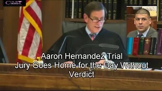 Aaron Hernandez Trial Jury Goes Home for the Day 04/13/17