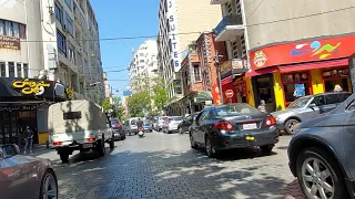 جولة على الدراجة النارية في شوارع منطقة الحمرا/ رأس بيروت.