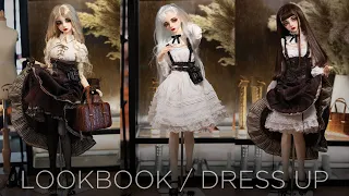 BJD Dollheart [MIX & MATCH] 4 Outfits 16 Looks / Dress Up