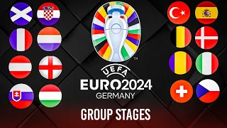 UEFA Euro 2024 | Group Stages | All Teams | Full Detail Video