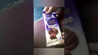 ❤❤❤ Dairy Milk Silk unwrapping 😋😋😋   #shorts