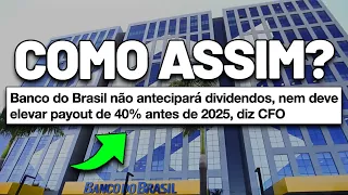 OS DIVIDENDOS DO BANCO DO BRASIL IRÃO CAIR? FIIs SÃO MELHORES QUE AÇÕES DE DIVIDENDOS? BBAS3 HGLG11