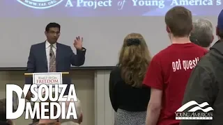 Professor INSTANTLY regrets battling D'Souza over racism