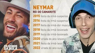Em O programa Os Donos da Bola Neto faz "homenagem" para Neymar "Rei do Camarote"