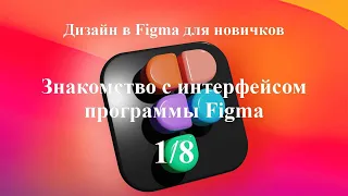 Знакомство с интерфейсом программы Figma. Урок 1