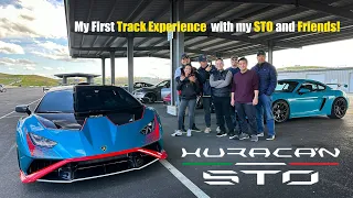 My Lamborghini Huracan STO:  First Track Experience with Friends!