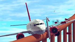 Satisfying Airplane Crashes 1 😱 Besiege