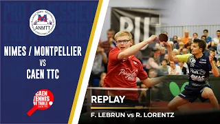 Felix LEBRUN vs Romain LORENTZ | Nimes/Montpellier Alliance - Caen TTC | PRO A