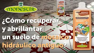 👷🏽🏠¿Cómo recuperar y abrillantar un mosaico hidráulico antiguo?✨💰