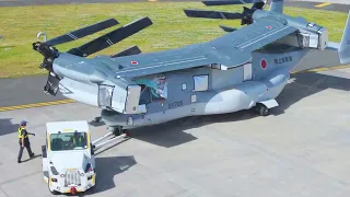 Japan Receives US Super Advanced Transformers Planes: V-22 Osprey