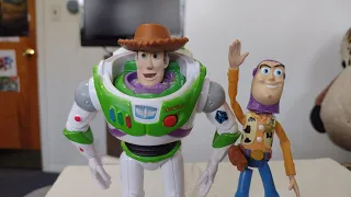 toy story custom reverse woody and buzz figures #toystory