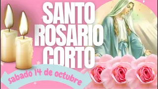 Santo Rosario hoy Sabado 7 de Octubre - Misterios Gozosos ❤️rosario corto a la virgen Maria!