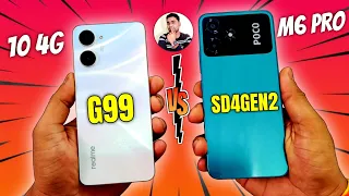 POCO M6 Pro Vs Realme 10 Speed Test | SD 4 Gen2 Vs Helio G99 | Atul Tech Bazaar