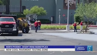 North Phoenix outdoor mall partners with ASU to test ‘cool pavement’