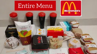 McDonald's review  | McDonald's full menu |MCD food challenge | Ordered full non veg menu mumbai