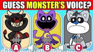 🔊🎤Guess the Smiling Critters Voice | Poppy Playtime Chapter 3 Characters | Catnap, Rejected Critters