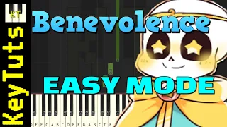 Benevolence [Dreamtale] by SharaX - Easy Mode [Piano Tutorial] (Synthesia)