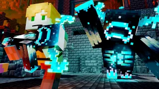 WARDEN FIGHT! - Alex and Steve Life - (Minecraft Movie)