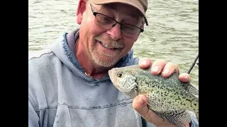 Crappie fishing catch and cook. Cooking fish right on the boat and having a great time catching.