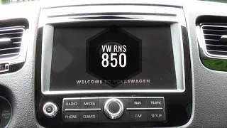 VW RNS 850 Navigations und Infotainment System im Test