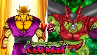 FELL OFF??? NO! HE STAYS GRILLING!|LR TEQ ORANGE PICCOLO VS CELL MAX|Dragon Ball Z Dokkan Battle