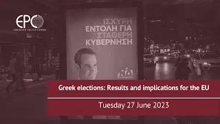 Greek elections: Results and implications for the EU