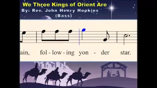 Q04e We Three Kings (Bass) - for PCChoir