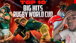 BRUTAL Hits From Rugby World Cup 2023 Top 10 Hits & Bonus Hits! REACTION