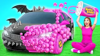 Розовая машина vs Черная машина Челлендж | Смешные Челленджи от TeenDO Challenge