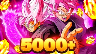 5,000+ STONES! DOKKANFEST PHY ROSE GOKU BLACK SUMMONS! (DBZ: Dokkan Battle)