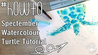 Spectrum Noir Aqua Pens - Sea Turtle tutorial