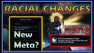 Dragonborn Race NERF? Buffs & Nerfs to all Races to fit Combat Rework - Overall Changes! Neverwinter