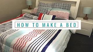 How to make a bed | How to put a bed sheet on bed | bed making tips and tricks | perfect bed making