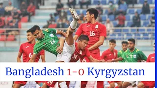 Bangladesh 1-0 Kyrgyzstan Highlights 2021 | Three Nations Cup Football Tournament