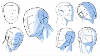 How to Draw Heads - Dividing it Into Thirds