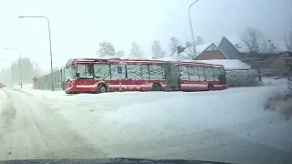 Snow day 2016-11-09 chaos in Stockholm