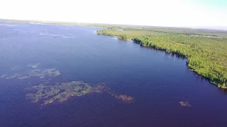 Полет над Ленинградским (Сымтулор) озером.